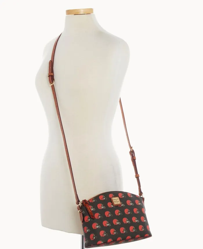 Woman NFL Browns Suki Crossbody Med Wristlet Browns Dooney and Bourke Crossbodies Woman NFL Browns Suki Crossbody Med Wristlet Browns Dooney and Bourke Crossbodies