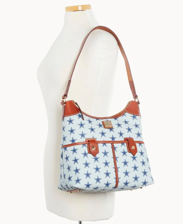 Woman NFL Cowboys Zip Hobo Cowboys Dooney and Bourke Shoulder Bags Woman NFL Cowboys Zip Hobo Cowboys Dooney and Bourke Shoulder Bags