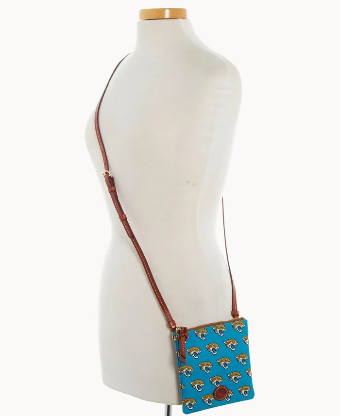 Woman NFL Jaguars Small North South Top Zip Crossbody Jaguars Dooney and Bourke Crossbodies Woman NFL Jaguars Small North South Top Zip Crossbody Jaguars Dooney and Bourke Crossbodies