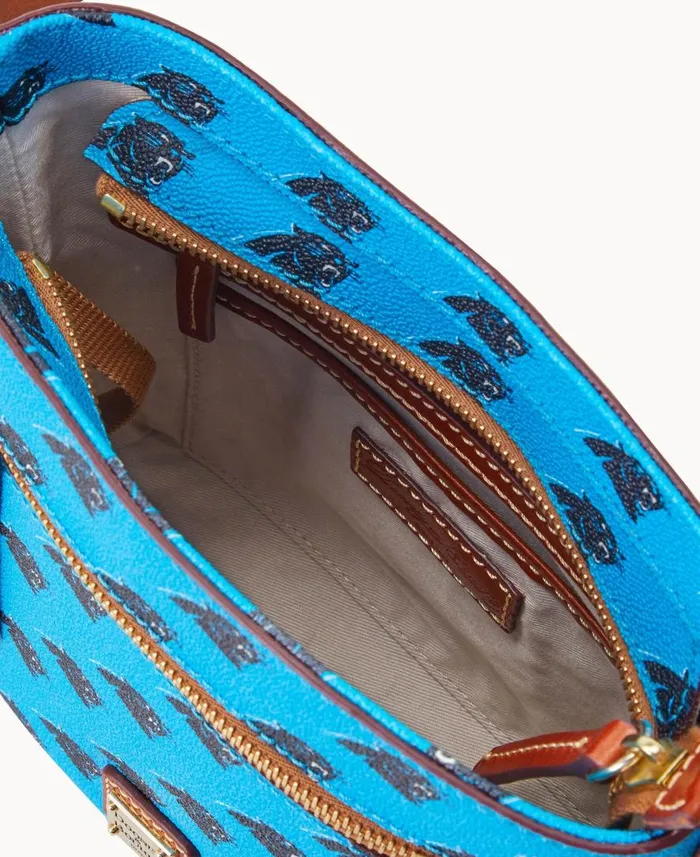 Woman NFL Panthers Small Zip Crossbody Panthers Dooney and Bourke Crossbodies Woman NFL Panthers Small Zip Crossbody Panthers Dooney and Bourke Crossbodies