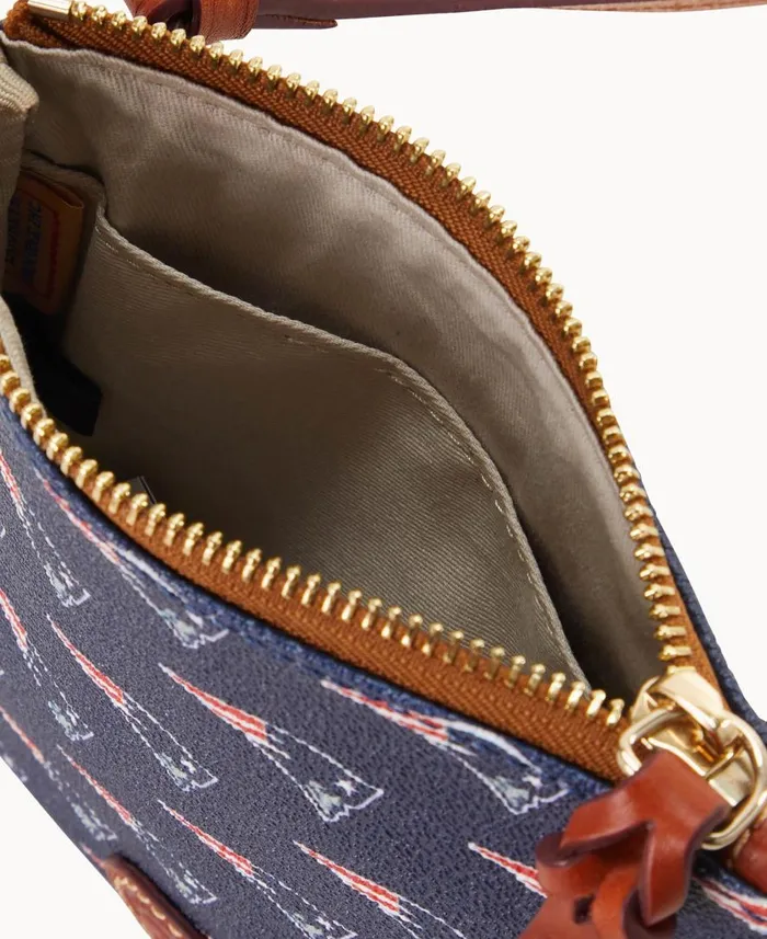Woman NFL Patriots Small North South Top Zip Crossbody Patriots Dooney and Bourke Crossbodies Woman NFL Patriots Small North South Top Zip Crossbody Patriots Dooney and Bourke Crossbodies