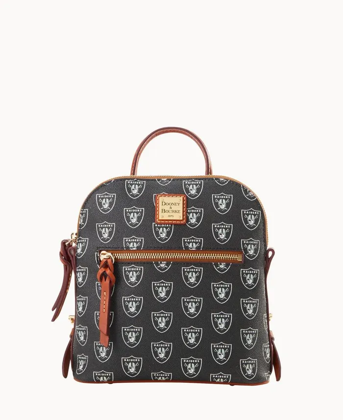 Woman NFL Raiders Small Backpack Raiders Dooney and Bourke Backpacks