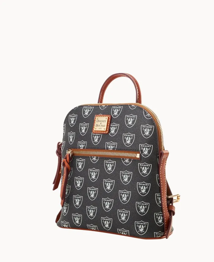 Woman NFL Raiders Small Backpack Raiders Dooney and Bourke Backpacks