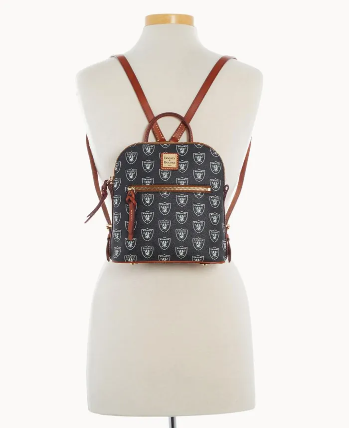 Woman NFL Raiders Small Backpack Raiders Dooney and Bourke Backpacks
