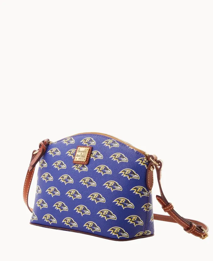 Woman NFL Ravens Suki Crossbody Med Wristlet Ravens Dooney and Bourke Crossbodies Woman NFL Ravens Suki Crossbody Med Wristlet Ravens Dooney and Bourke Crossbodies