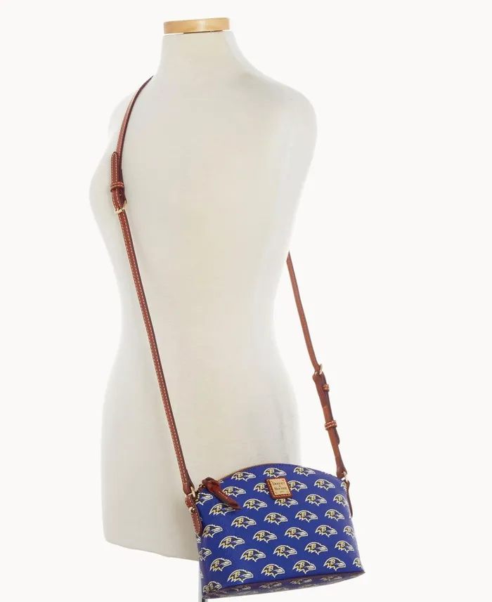 Woman NFL Ravens Suki Crossbody Med Wristlet Ravens Dooney and Bourke Crossbodies Woman NFL Ravens Suki Crossbody Med Wristlet Ravens Dooney and Bourke Crossbodies