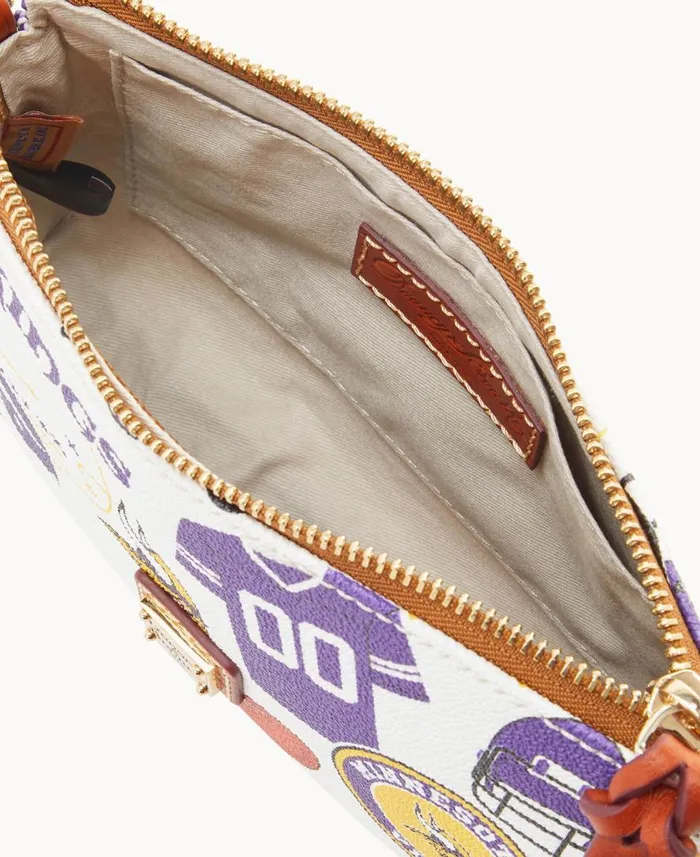Woman NFL Vikings Lexi Crossbody Sm Coin Case Vikings Dooney and Bourke Crossbodies Woman NFL Vikings Lexi Crossbody Sm Coin Case Vikings Dooney and Bourke Crossbodies