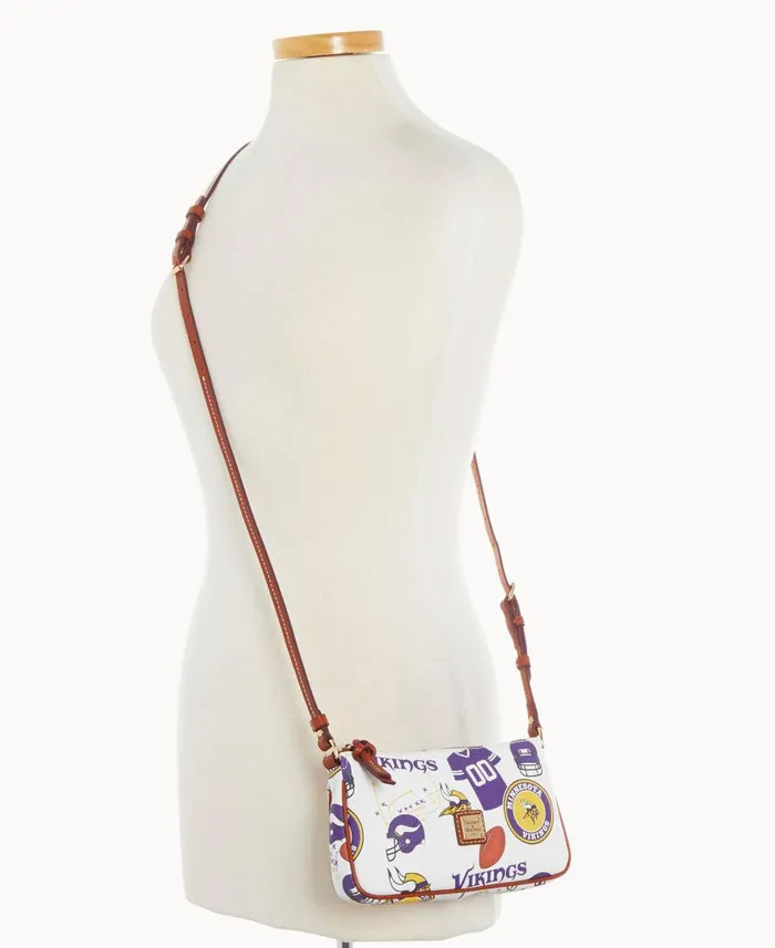 Woman NFL Vikings Lexi Crossbody Sm Coin Case Vikings Dooney and Bourke Crossbodies Woman NFL Vikings Lexi Crossbody Sm Coin Case Vikings Dooney and Bourke Crossbodies