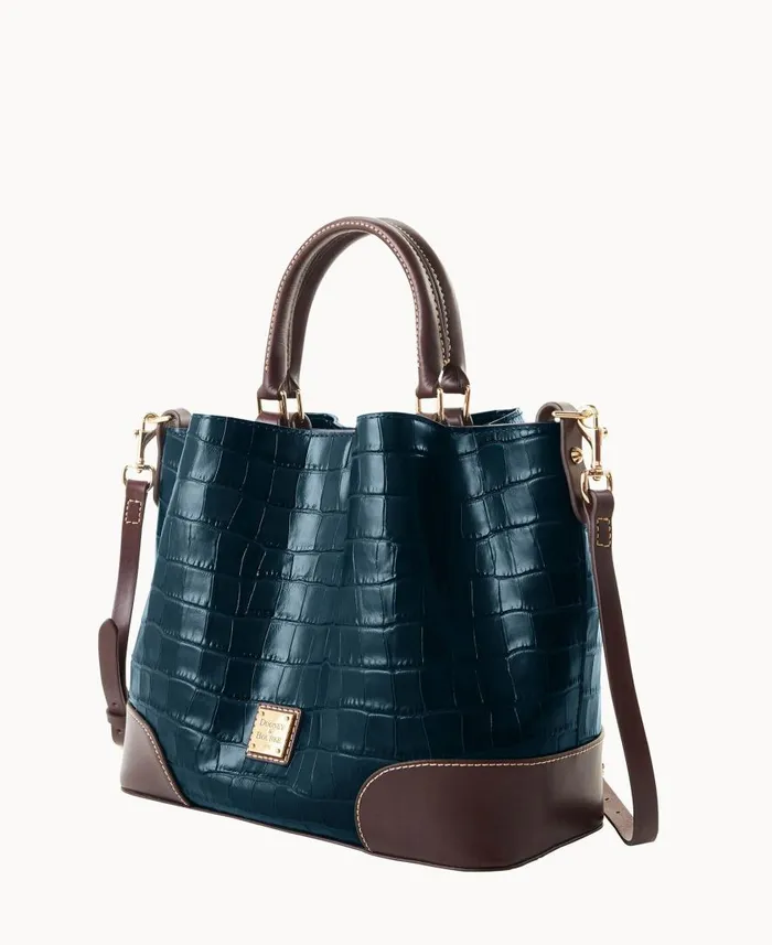 Woman Oakdale Brenna Black Dooney and Bourke Satchels Woman Oakdale Brenna Black Dooney and Bourke Satchels