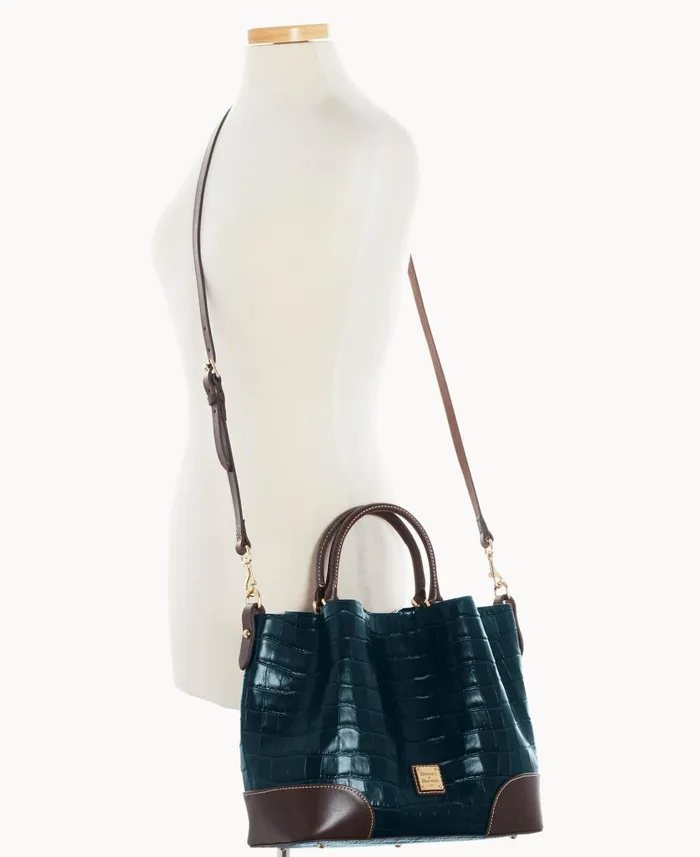 Woman Oakdale Brenna Black Dooney and Bourke Satchels Woman Oakdale Brenna Black Dooney and Bourke Satchels