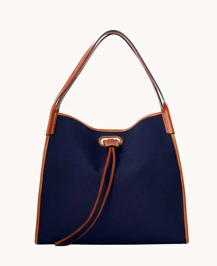 Woman Oncour Cabriolet Full Up Navy Dooney and Bourke Shoulder Bags