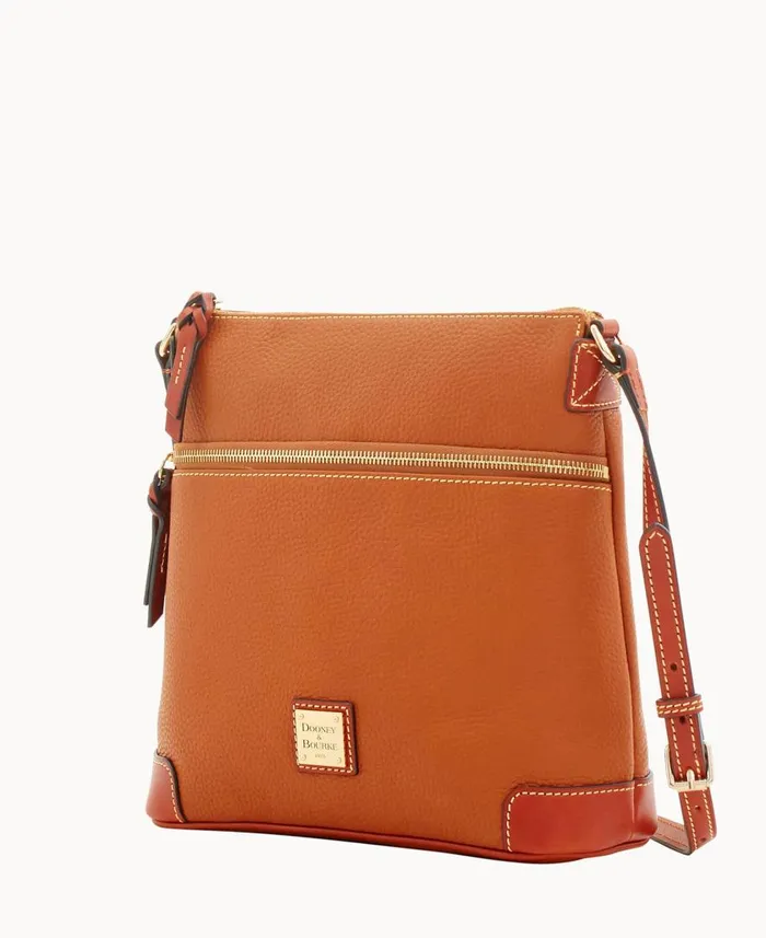 Woman Pebble Grain Crossbody Caramel Dooney and Bourke Crossbodies Woman Pebble Grain Crossbody Caramel Dooney and Bourke Crossbodies