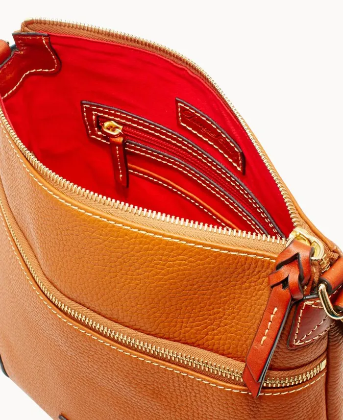 Woman Pebble Grain Crossbody Caramel Dooney and Bourke Crossbodies Woman Pebble Grain Crossbody Caramel Dooney and Bourke Crossbodies