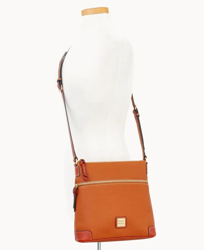 Woman Pebble Grain Crossbody Caramel Dooney and Bourke Crossbodies Woman Pebble Grain Crossbody Caramel Dooney and Bourke Crossbodies