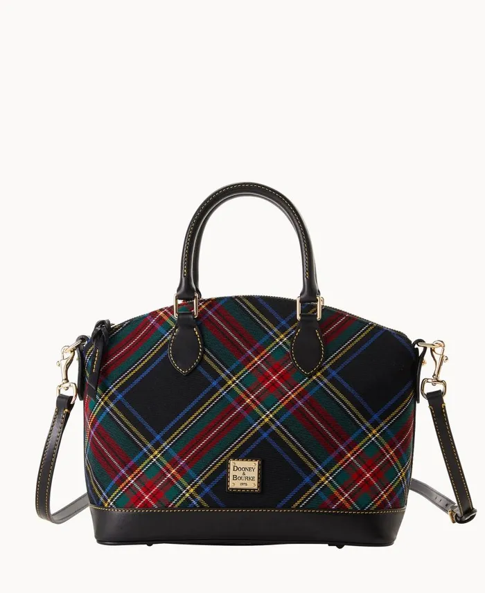 Woman Tartan Darcy Satchel Dooney and Bourke Satchels
