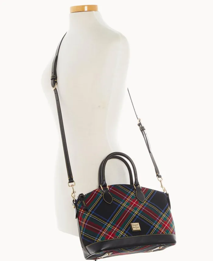 Woman Tartan Darcy Satchel Dooney and Bourke Satchels Woman Tartan Darcy Satchel Dooney and Bourke Satchels