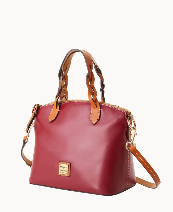 Woman Wexford Leather Small Heidi Satchel Mulberry Dooney and Bourke Satchels Woman Wexford Leather Small Heidi Satchel Mulberry Dooney and Bourke Satchels