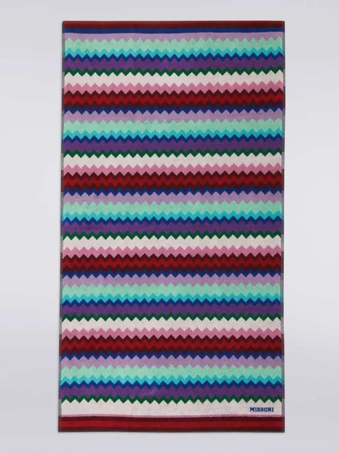 Women 100215180 Cm Chantal Chevron Cotton Terry Beach Towel Multicoloured Missoni Beach Towels Women 100215180 Cm Chantal Chevron Cotton Terry Beach Towel Multicoloured Missoni Beach Towels