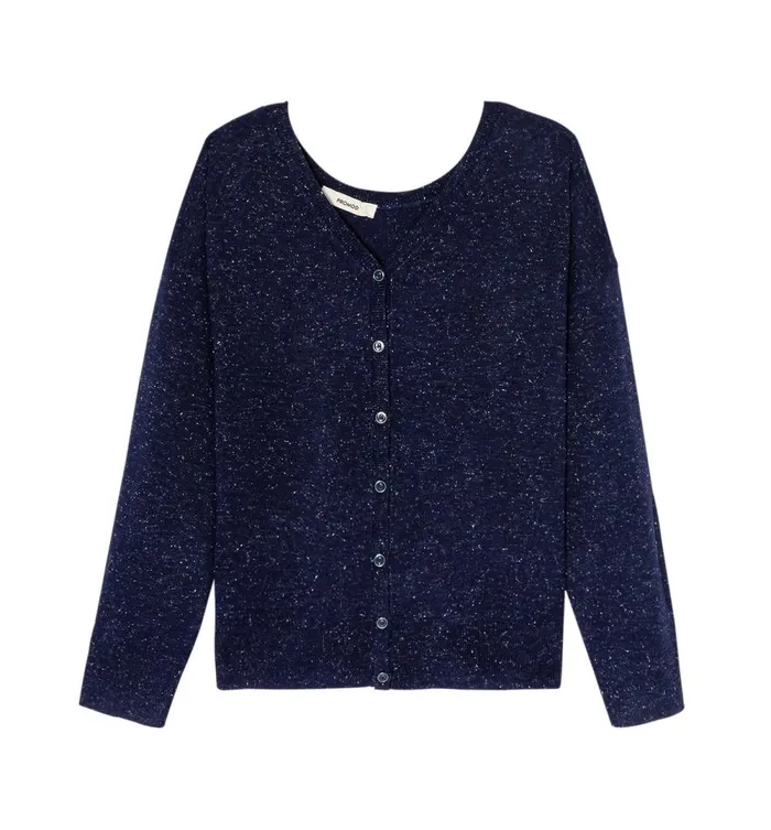 Women 2Way Glitzy Cardigan 8211 Navy Blue Promod Jumpers And Cardigans Women 2Way Glitzy Cardigan 8211 Navy Blue Promod Jumpers And Cardigans