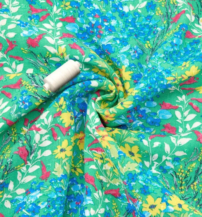 Women 2m Viscose Fabric Cut 8211 Green Print Promod Fabric Cuts And Patterns Women 2m Viscose Fabric Cut 8211 Green Print Promod Fabric Cuts And Patterns