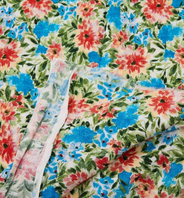 Women 3m Viscose Fabric Cut 8211 Ecru Print Promod Fabric Cuts And Patterns Women 3m Viscose Fabric Cut 8211 Ecru Print Promod Fabric Cuts And Patterns