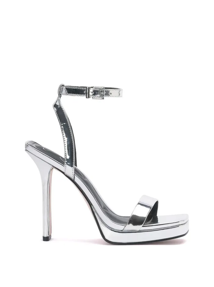 Women Adonia High Heel In Silver Jessica Simpson Sandals