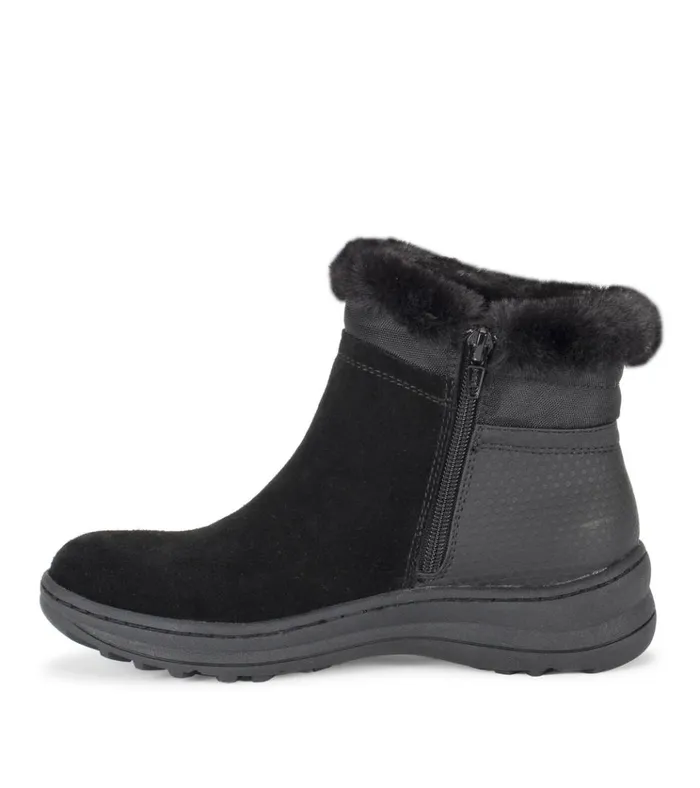 Women Aidan Cold Weather Bootie Black Suede Baretraps Cold Weather Boots
