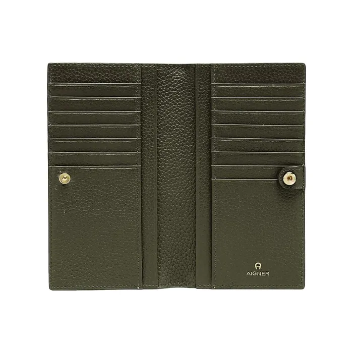 Women Aigner Wallets Delia Bill And Card Case