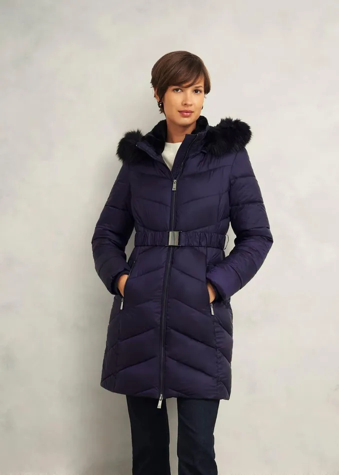 Women Alis Puffer Navy Hobbs Coats and Jackets