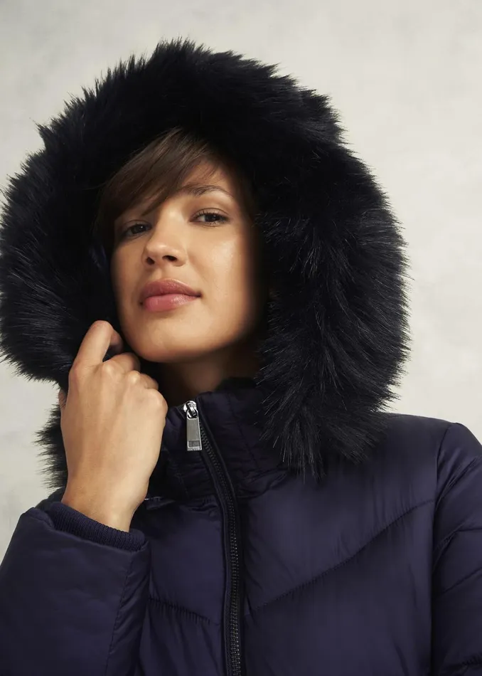 Women Alis Puffer Navy Hobbs Coats and Jackets
