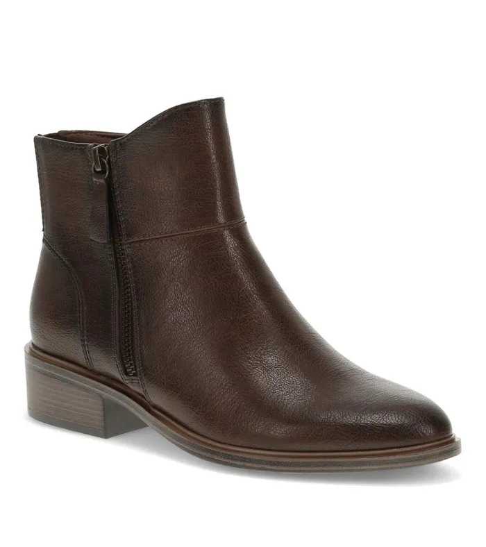 Women Alona Block Heel Bootie Dark Brown Baretraps Booties