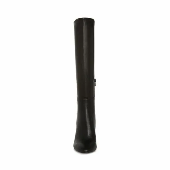Women ARCHERS BLACK LEATHER WIDE CALF Black Leather Steve Madden Boots and Booties Women ARCHERS BLACK LEATHER WIDE CALF Black Leather Steve Madden Boots and Booties