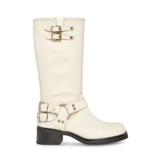 Women ASTOR BONE LEATHER Bone Leather Steve Madden Boots and Booties