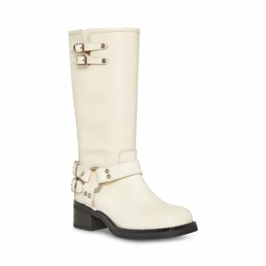 Women ASTOR BONE LEATHER Bone Leather Steve Madden Boots and Booties