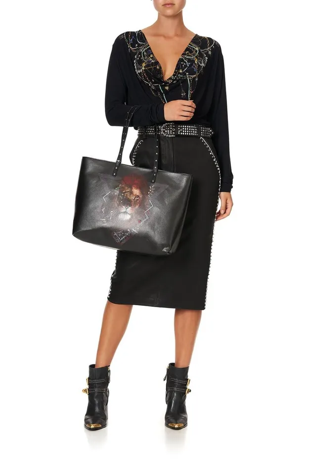Women Bags Camilla Vegan Leather East West Tote Sid The Kid