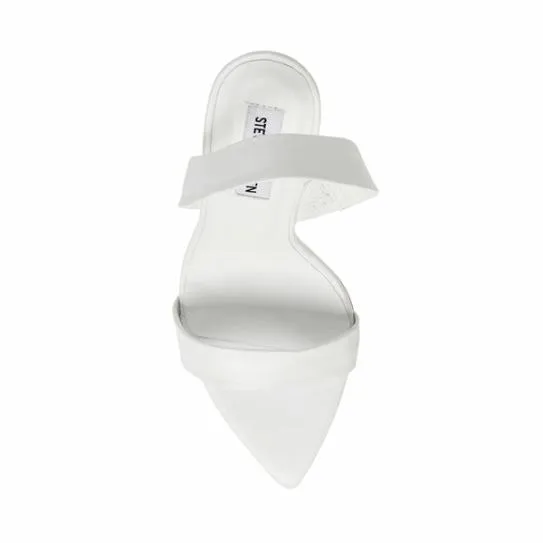 Women BATALI WHITE LEATHER White Leather Steve Madden Heels Women BATALI WHITE LEATHER White Leather Steve Madden Heels