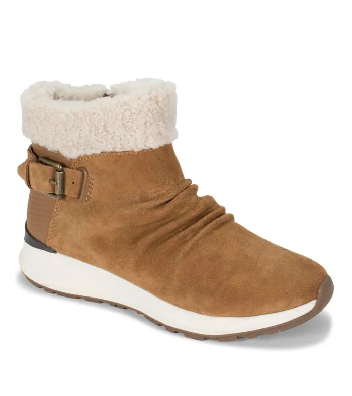 Women Becki Cold Weather Bootie Cognac Multi Suede Baretraps Cold Weather Boots