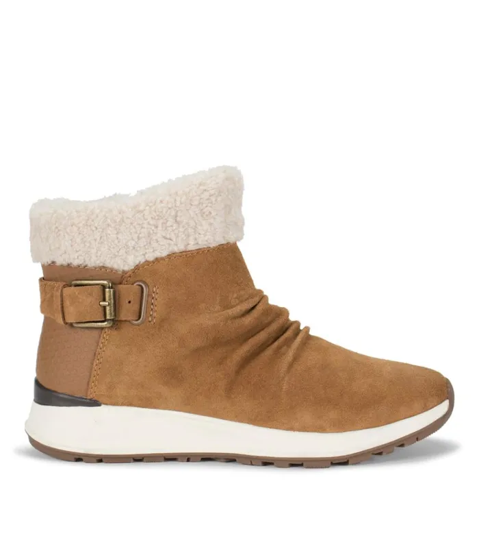 Women Becki Cold Weather Bootie Cognac Multi Suede Baretraps Cold Weather Boots