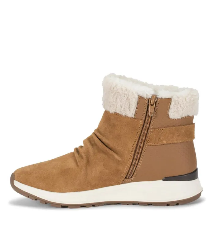 Women Becki Cold Weather Bootie Cognac Multi Suede Baretraps Cold Weather Boots