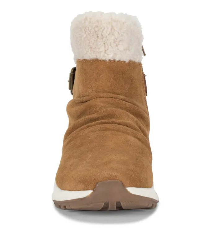 Women Becki Cold Weather Bootie Cognac Multi Suede Baretraps Cold Weather Boots