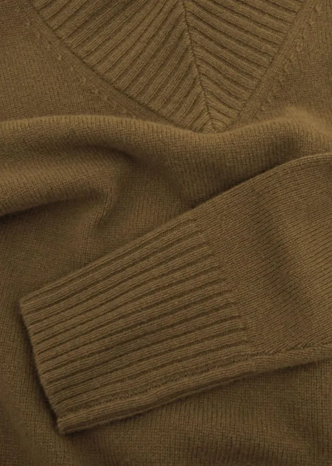 Women Becky Wool Blend Jumper Toffee Hobbs Jumpers and Cardigans