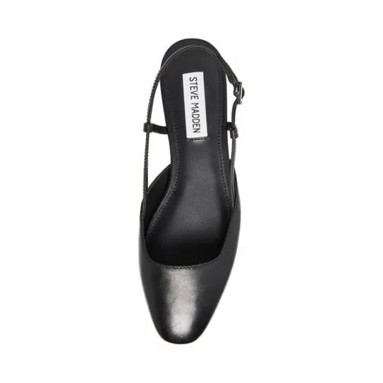 Women BELOVED BLACK LEATHER Black Leather Steve Madden Loafers and Flats Women BELOVED BLACK LEATHER Black Leather Steve Madden Loafers and Flats