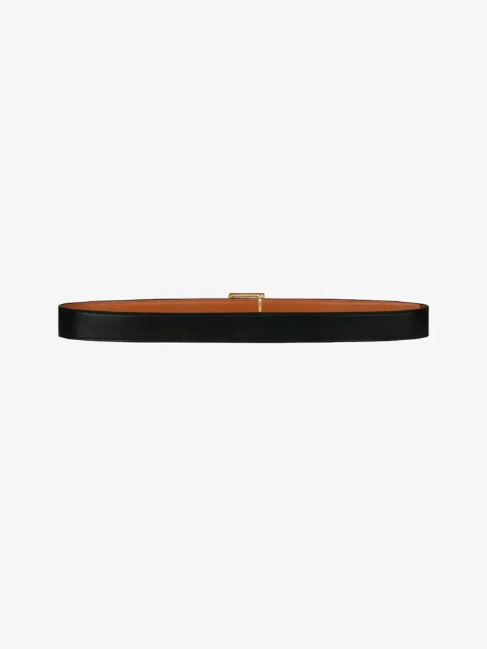 Women Belts Givenchy Reversible Belt In Box Leather Soft Tan Women Belts Givenchy Reversible Belt In Box Leather Soft Tan