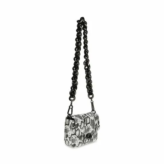 Women BHEARA BLACKWHITE SNAKE Black White Steve Madden Crossbody Bags Women BHEARA BLACKWHITE SNAKE Black White Steve Madden Crossbody Bags