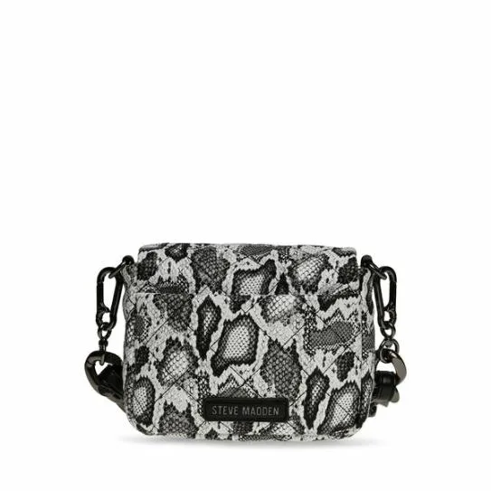 Women BHEARA BLACKWHITE SNAKE Black White Steve Madden Crossbody Bags Women BHEARA BLACKWHITE SNAKE Black White Steve Madden Crossbody Bags