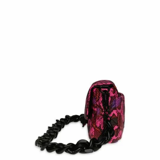 Women BHEARA HOT PINK SNAKE Hot Pink Steve Madden Crossbody Bags Women BHEARA HOT PINK SNAKE Hot Pink Steve Madden Crossbody Bags