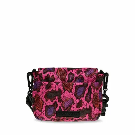 Women BHEARA HOT PINK SNAKE Hot Pink Steve Madden Crossbody Bags Women BHEARA HOT PINK SNAKE Hot Pink Steve Madden Crossbody Bags