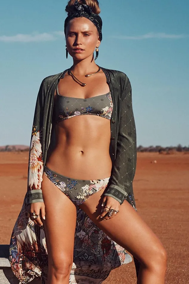 Women Bikinis Camilla Lace Up Regular Pant Watchful Wings