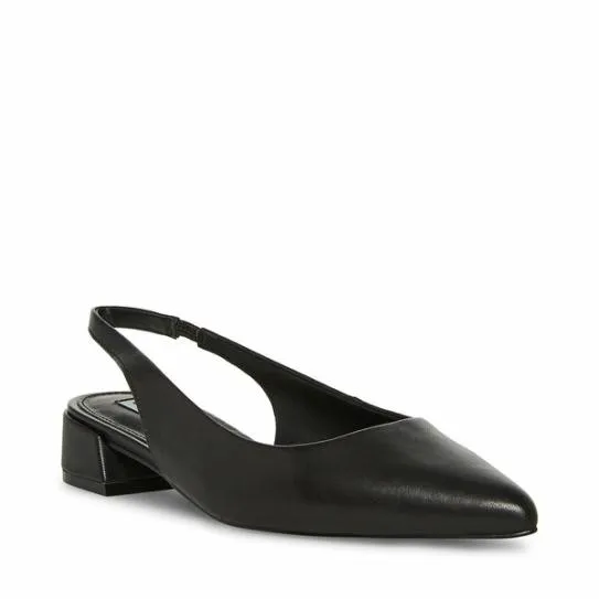 Women BLAKELY BLACK LEATHER Black Leather Steve Madden Loafers and Flats Women BLAKELY BLACK LEATHER Black Leather Steve Madden Loafers and Flats