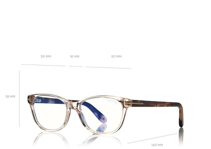 Women BLUE BLOCK COLLECTION Tom Ford Blue Block Soft Square Opticals Pinkice White Women BLUE BLOCK COLLECTION Tom Ford Blue Block Soft Square Opticals Pinkice White